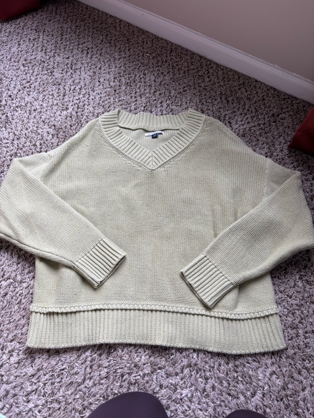 Women's V-Neck Knit Sweater